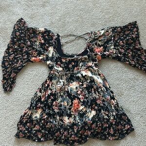 Free People Floral Mini Dress